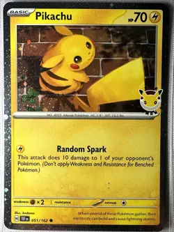 Pikachu - (Cosmo Holo) Holo Promo Miscellaneous Cards & Products 051/162 NM - Image 1
