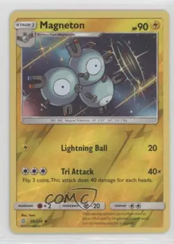Magneton Reverse Foil Pokemon Sun & Moon Unified Minds #59 - Image 1