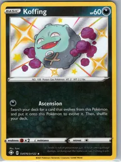 Koffing SV076/SV122 Shining Fates: Shiny Vault - Pokemon Card - NM - Image 1