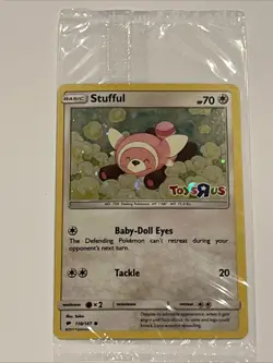 Stufful - (Toys R Us) 110/147 Holo SEALED PROMO Full Art Pokemon Card - Image 1