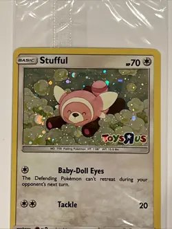 Stufful - (Toys R Us) 110/147 Holo SEALED PROMO Full Art Pokemon Card - Image 2