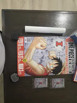 Bandai One Piece CCG US Voyage Monkey D. Luffy Foil 2 Card Lot with 2 posters. - Image 4