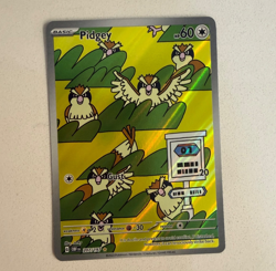 Pokemon Cards Pidgey 207/197 Obsidian Flames Illustration Rare NM - Image 1