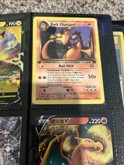 Card Lot New And Vintage 1999 Pokemon Cards Dark Charizard 21/82 1st Edition! - Image 1