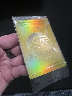 Sealed Trainer Poke Ball SWSH146 Gold Holo Promo Pokemon Card 25th Pokeball NM/M - Image 3