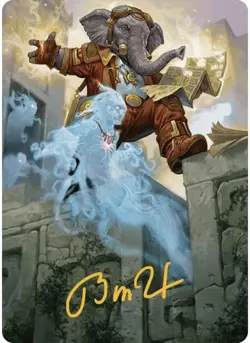 Quintorius Kand Art Card (37/81) (Gold-Stamped Signature) MTG NM - ASLCI - Image 1