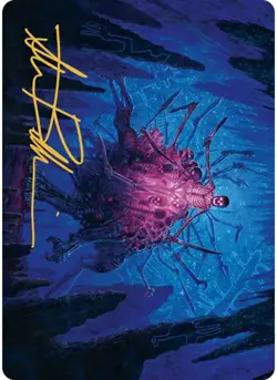 Uchbenbak, the Great Mistake Art Card (Gold-Stamped Signature) MTG NM - Image 1