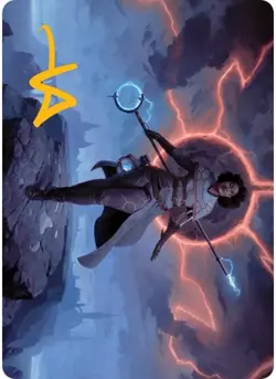 Rona, Herald of Invasion Art Card (Gold-Stamped Signature) MTG NM - ASMOM - Image 1