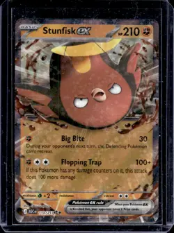2026 Pokemon Ascended Heroes Stunfisk ex Double Rare #114/217 - Image 1