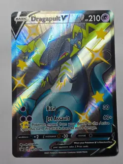 Dragapult V SWSH096 Promo SWSH Black Star Pokemon NM - Image 1