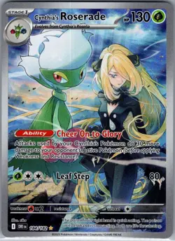 Cynthia's Roserade 184/182 SV10: Destined Rivals - Pokemon Card - NM - Image 1