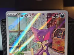 Pokemon TCG Purrloin Card 136/086 Illustration Rare, Sv: White Flare - Image 2