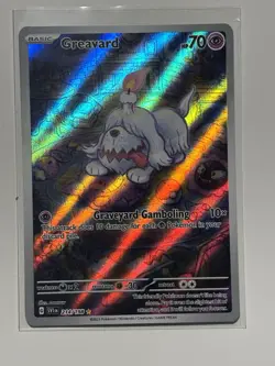 Pokemon TCG Greavard 214/198 Scarlet & Violet Base Set Holo Card Near Mint - Image 1