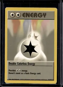1999 Pokemon Unlimited Double Colorless Energy Uncommon #96/102 - Image 1