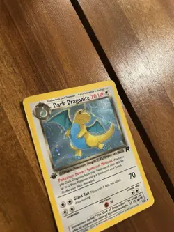 Pokemon TCG Dark Dragonite 5/82 Team Rocket 1st Edition Holo Rare - Image 4