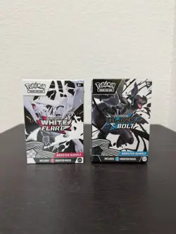Pokemon Scarlet & Violet White Flare & Black Bolt Booster Bundle - Image 1