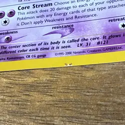 Pokemon TCG Starmie Neo Revelation Non Holo Rare 25/64 LP/MP - Image 2