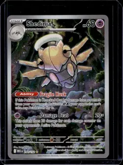 2025 Pokemon Mega Evolution Shedinja Illustration Rare #144/132 - Image 1