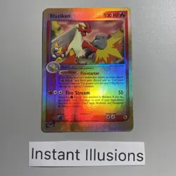 Blaziken - Ruby & Sapphire Reverse Holo Rare - 3/109 Vintage Pokemon Tcg - Image 1