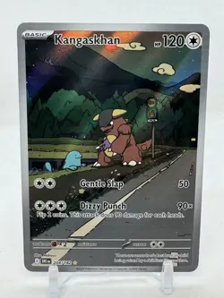 Pokemon Kangaskhan Illustration Rare Holofoil SV10: Destined Rivals 204/182 NM - Image 1