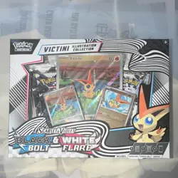 Pokemon TCG Scarlet & Violet Black Bolt White Flare Victini Collection Box - Image 1