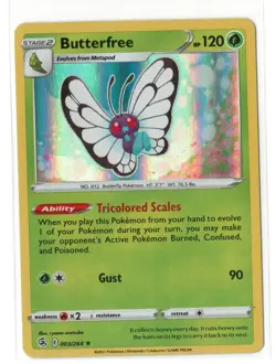 Butterfree 003/264 Pokemon Fusion Strike Holo Rare Near Mint - Image 1