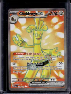 2023 Pokemon SV Paradox Rift Gholdengo ex #231/182 - Image 1