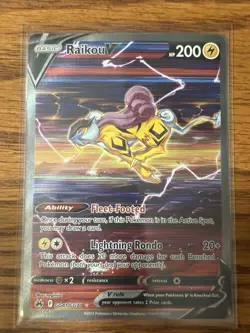 Pokemon Raikou V GG41/70 Crown Zenith Galarian Gallery Ultra Rare Holo HP 200 E… - Image 1