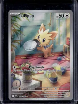 2025 Pokemon White Flare Lillipup Illustration Rare #154/086 - Image 1
