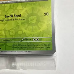 Bulbasaur Pokemon TCG Scarlet & Violet 151 Best Buy Stamped Promo Sealed 001/165 - Image 2