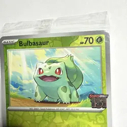 Bulbasaur Pokemon TCG Scarlet & Violet 151 Best Buy Stamped Promo Sealed 001/165 - Image 4