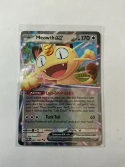 Meowth ex 62/88 Double Rare Pokemon Perfect Order ME03 - Image 1