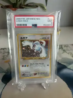 Pokemon Neo Genesis Lugia Holo #249 PSA 9 Mint Rare 2000 Japanese MODERN GRADE - Image 2