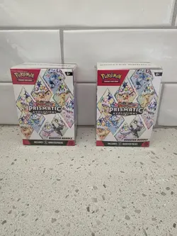 Pokemon Prismatic Evolutions Booster Bundle Boxes 2x English Eevee 2025 - Image 1