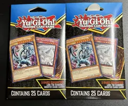 Lot Of 2 Yu-Gi-Oh! TCG SHONEN JUMP Hanger Pack 20 Common Cards 5 Rare Cards NIB - Image 1