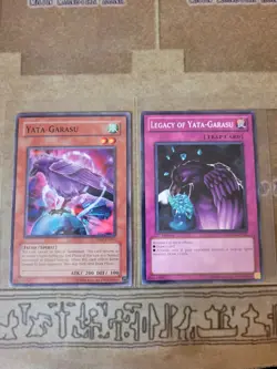 YUGIOH LEGACY OF YATA-GARASU SDDL 1ST + YATA-GARASU RP02 COMMON UNLIMITED NM/VLP - Image 1