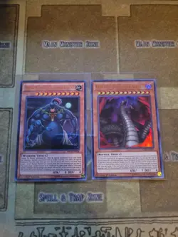 YUGIOH ZUSHIN THE SLEEPING GIANT DRL3 + DIVINE SERPENT GEH DUPO ULTRA 1ST ED NM - Image 1