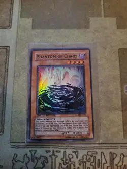 YUGIOH PHANTOM OF CHAOS GLAS-ENSE1 SUPER LIMITED ED VLP - Image 1