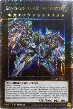 Yugioh! LP Divine Arsenal AA-ZEUS - Sky Thunder - BLMR-EN084 - Quarter Century S - Image 1