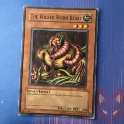 * Yu-Gi-Oh! - MP - The Wicked Worm Beast SDK-004 (US Seller - Image 1