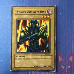 * Yu-Gi-Oh! - MP - Unknown Warrior of Fiend - SDK-017 (US Seller - Image 1