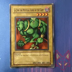 * Yu-Gi-Oh! - MP - La JInn The Mystical Genie Of The Lamp SDK-026 (US Seller - Image 1