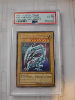 Blue-Eyes White Dragon "Yu-Gi-Oh! Dark Duel Stories" Promotion DDS-001 PSA 6 - Image 1