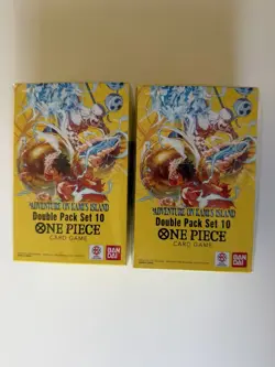 One Piece TCG: Double Pack Set Vol. 10 [DP-10] x2 BOXES - ENGLISH VER - Sealed - Image 1