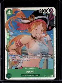 2026 One Piece Azure Sea's Seven Nami Super Rare #OP14-031 - Image 1