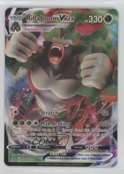 Full Art - Rillaboom VMAX Pokemon Sword & Shield Rebel Clash #018 - Image 1