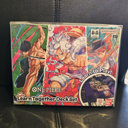 New/Sealed One Piece Learn Together Deck Set - 3 Decks, English - Image 1