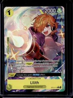2025 One Piece Carrying On His Will Lilith Rare #OP13-113 - Image 1