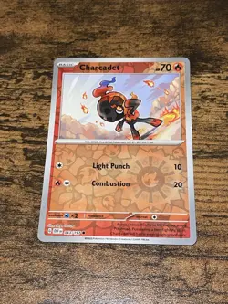Charcadet - 043/197 - Pokemon Obsidian Flames - Reverse Holo - NM - Image 1