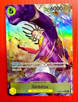 One Piece TCG Gedatsu OP05-102 Alt Art Awakening of the New Era English OP05 NM - Image 1